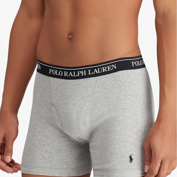 POLO Ralph Lauren Stretch Classic Fit Boxer Briefs 3 Pack Mens - Picture 3 of 4